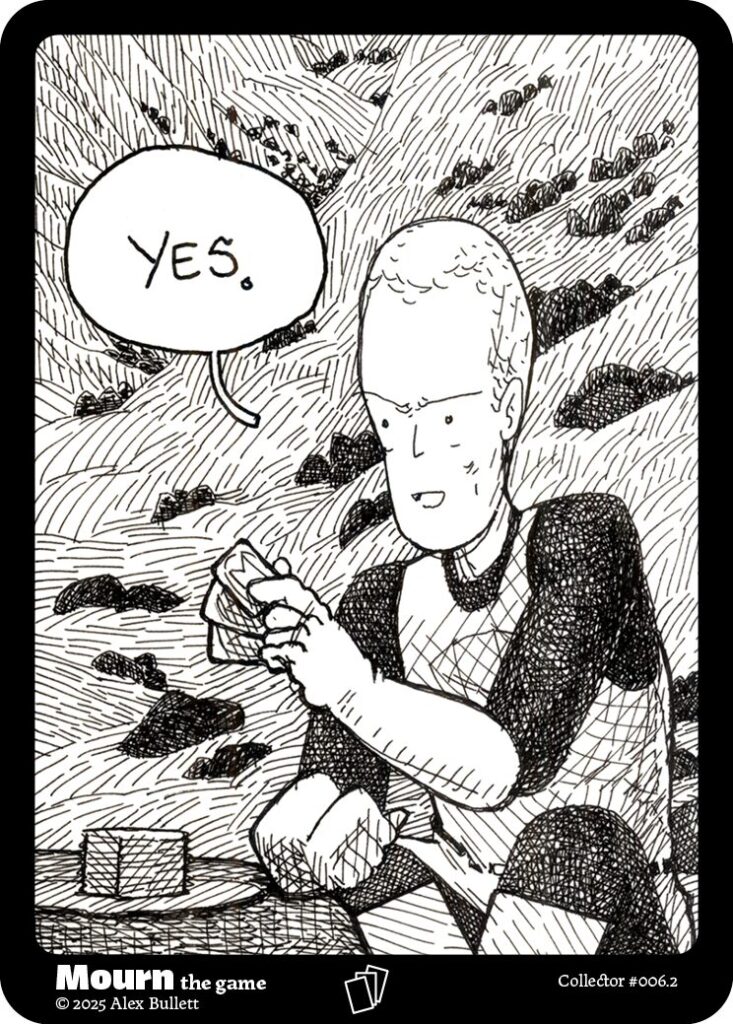 Panel 2: The knight, "Yes."