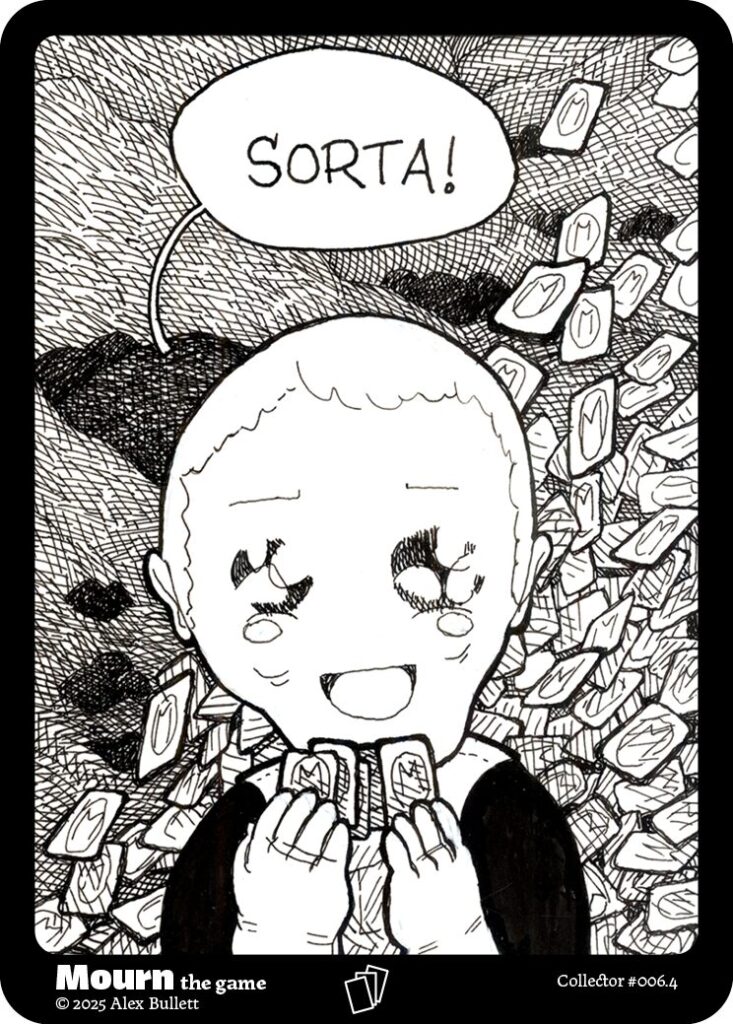 Panel 4: The knight smiles, "Sorta!"