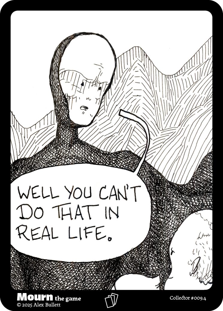 Panel 4: "Well you can't do that in real life."